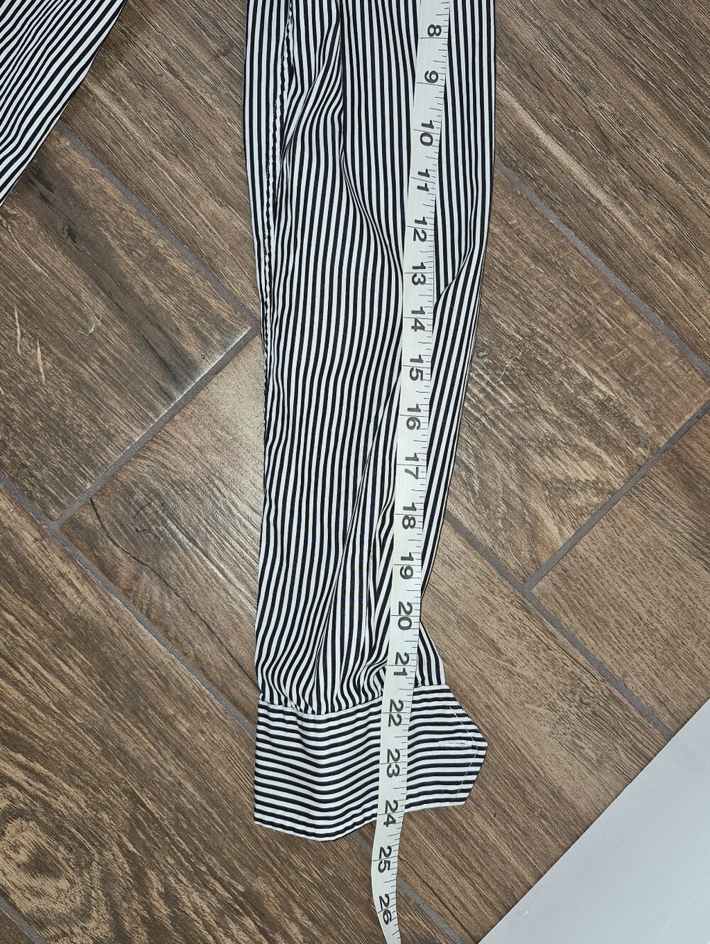 Polo by Ralph Lauren Black & White Vertical Stripe Button-Up Shirt - Picture 8 of 10